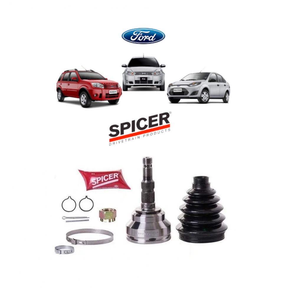 Ponteira Homocinética LD/LE Spicer - Ecosport KA Fiesta